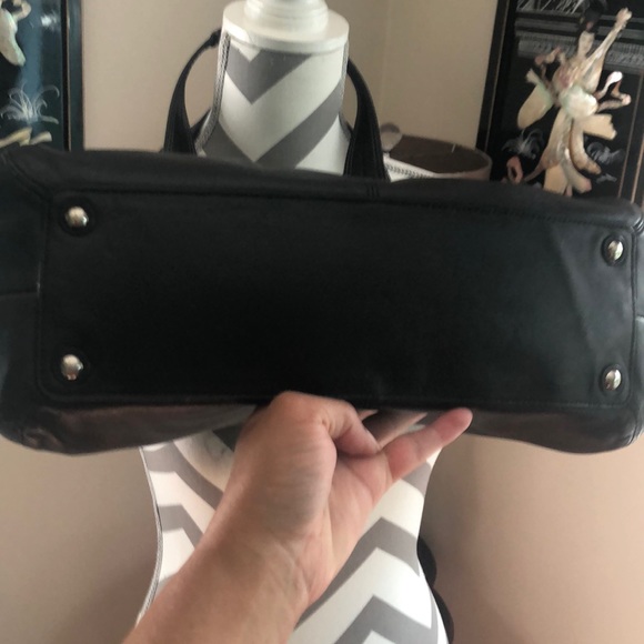 🎉 Coach Large Black Soho Leather Tote Bag - Picture 9 of 9